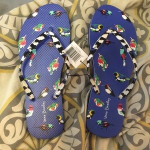 NWT Vera Bradley flip flops